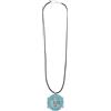 Hemobllo Orologio da Tasca Digitale Elettronico Blu Allarme | Catenina 48cm, Acciaio Inox, Lega di Zinco e Vetro, Display Mese, per Studenti e Ragazzo Ragazza