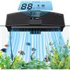 PAIZOO - Ventola di Raffreddamento per Acquario, Ventilatore di Raffreddamento per Acquario con sonda di Temperatura e Display LCD, refrigeratore d'Acqua per Acquario, Accessori per Pesci Axolotl
