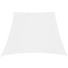 CIADAZ Velo da ombrellone in tessuto Oxford trapezio 2/4 x 3 m, bianco, tenda parasole per patio, traspirante, telo ombreggiatura protezione dai raggi UV