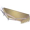 VERDELOOK Tenda da Sole Panarea avvolgibile, larghezza 4 m e sporgenza reclinabile fino a 2,5 m, beige e marrone