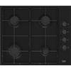 Beko HIGG64123SB - Piano Cottura 4 fuochi a gas 60 cm nero