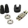 Fischer Adulti Set Valvola Presta con Strumento 7tlg, Nero, One Size