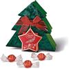 Lindt LINDOR Scatola Regalo Albero con cioccolatini LINDOR di cioccolato al Latte 150g, Idea Regalo