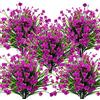 Grunyia - 10 mazzi di fiori artificiali per esterni Raissa metallizzate