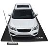 VEVOR Tappetino Antiscivolo per Garage, 2,6 x 6,1 x 0,03 m, con Tergivetro, Resistente e Impermeabile, Protezione per Pavimenti da Neve, Pioggia, Fango, Tappetino per Garage Officina, Nero