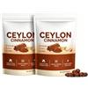 Generico Cannella di Ceylon con olio MCT, per il supporto del metabolismo, altamente biodisponibile, 60 conteggi,2pcs