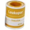 Leukopor Cerotto In Rocchetto Leukopor Ipoallergenico Tessuto Non Tessuto Bianco 5x500 Cm Leukopor