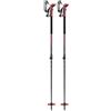 Leki Bastoncini da Sci Haute Route 2, Dark Anthracite-Dark Red-Black, 110-150cm