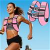 Zikopomi Gilet zavorrato rosa con due cinghie di regolazione per uomo e donna, 3,6 kg/7,3 kg/9,1 kg, gilet con strisce riflettenti per allenamento, allenamento della forza, corsa, fitness
