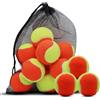 SHYUJAJIE Confezione da 20 palline da tennis 50% a bassa compressione, per principianti, giovani e bambini, per allenarsi, con borsa a rete per un facile trasporto (arancione)