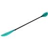 Kuuleyn Pagaia per Barca, Barra per Remo per Kayak, in Alluminio 220 cm Doppia estremità Nera Traslucida Integrale per Kayak Canoa Pescatore Peschereccio Accessorio per