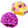 Homoyoyo 2 Pezzi Cuffia da Nuoto Donna con Fiori Fatti a Mano, Tessuto Nylon Elastico, Protegge i Chioma, Stile Elegante per Piscina e Spa