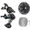 Generico Compatibile for Shimano Deore SLX M7100 1x12 velocità MTB Gruppo Cambio Deragliatore Posteriore M6100 Catena 12S Cassette Parti di Ricambio for Biciclette(50T Set)