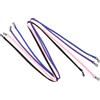Healeved 4 Pezzi Cinturino Antismarrimento per Guanti da Sci in Nailon Clip Resistenti e Fissaggio Semplice, per Snowboarding e Giochi sulla Neve Invernale