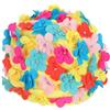 GATHINESS Cuffia da Piscina Donna con Doppio Strato Floreale Vintage Elegante a Forma di Fiore con Petali, Protegge i Chioma Durante Allenamento e Feste in Piscina