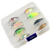 Msioytog 8 Confezioni Piccole Esche da Pesca con Dettagli realistici ami Taglienti per spigole trote Acqua salata Acqua precisione Pesca Esche Che attirano Pesci
