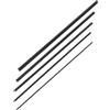 RUNROTOO Kit di Riparazione per Canne da Pesca 5 in Fibra di Carbonio Punte di Ricambio per Canna da Spinning Accessori Pesca Uomo Colore Nero