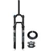 LHHL 26/27,5/29pollici Forcella MTB con Ammortizzatore Tubo Dritto 1-1/8Forcelle Ammortizzata per Bicicletta Corsa 120mm sgancio rapido da 9×100 mm Manuale Blocco per Mountain Bike XC AM(26'')