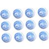 QSTDGVPW 12 Pezzi Palline da Golf in Schiuma Eva Set Morbido Leggero per Esercizi Giochi Bambini Adulti Allenamento Golf Accessori Palline Giocattolo Adatte PE, Bianco Rosa