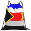 Generic Zaino con Coulisse Demisexual Polyamorous Gray Pride Flag Drawstring Backpack Pieghevole Borsa con Coulisse Leggero Sacchetta Sportiva per Unisex Viaggi Vacanze