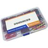 Buxuaaaa Nylon Badminton Grommets Box Multisize Thread Nails Doppio strumento di stringa per scatti stabili e precisi Occhielli elastici