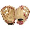Rawlings Select Lite Youth Baseball Glove | PRO Player Models | Sizes 10.5-12.25 | Multiple Styles, Guanti Ragazzo, Bryce Harper - Camel/Rosso Scarlatto, 12