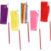 Beavorty Nastri da Ginnastica Ritmica 5 Unitá 2 Metri Nastro Colorato in Nylon e Fibra di Vetro Accessori per Danza e Spettacoli