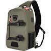 Generic Borsa per attrezzatura da pesca, zaino a tracolla impermeabile, 9,5 l, multifunzione, sottile, , leggero, casual, per viaggi ed escursioni