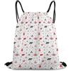 Generic Buffalo Plaid Holt Moose Art Borsa Coulisse Sacca Sportiva Stringa Unisex per Donna Yoga Escursionismo Borsa Palestra 36X42Cm