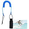 Mikiuly Leash SUP Kayak, SUP Guinzaglio, Leash da SUP Surf, Regolabile Laccio di Sicurezza da Surf, Guinzaglio da Surf, Laccio di Sicurezza da Surf, Accessoro per Stand Up Paddle Board Tavola, Blu