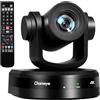 Chameye Telecamera 4K PTZ con 20x Zoom Ottico AI Tracciamento USB3.0/HDMI/LAN(PoE), Registrazione della scheda TF, Telecamera per Conferenze e Streaming in Chiesa Funziona YouTube/OBS (CH420)