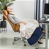 ACTOYS Coperta Rinfrescante, Coperta Refrigerante, per Estiva, Coperta Fredda, Cooling Blanket, per Uffici, Campeggio, Divani, Letti, 150 x 130 cm (blu)