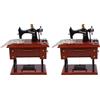 SODIAL 2X Wind Vintage Macchina per Cucire di Stile di Music Box Meccanico E6Q16359