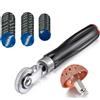 SODIAL 32 Pezzi Kit di Attrezzi per Toppe per Riparazione Pneumatici, Rullo per To1832