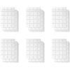 SODIAL 18X Puzzle Nel Bianca per Sublimazione Puzzle Vuoto DIY per Trasferimento U4457