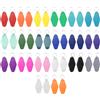 SODIAL 40 Pezzi Vintage Motel 20 Colori Hotel in Bianca Or4181