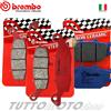 BREMBO Pastiglie SUZUKI DL 650 X V-Strom XT ABS 2022 2023 2024 / Kit Ant. Post. BREMBO