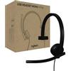 Logitech H570e - Cuffie - On-Ear - Con cavo - USB-A - per Microsoft Teams (981-001426)