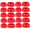 Hemobllo Copertura di Protezione per Dado in Plastica Rossa 10 Pezzi per Bulloni M8/m10 Accessori per Attrezzature da Parco Giochi Garantendo Sicurezza e Superficie Liscia