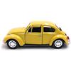 Toi-Toys Toi Toys Welly modello di auto VW Volkswagen Maggiolino auto in miniatura scala 1:39 / L 12cm giallo