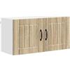 KKgypkn Pannello per lavastoviglie in rovere Sonoma, 80 x 31 x 40 cm, rettangolare, per cucine moderne, durevole e facile da pulire