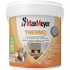 MAXMEYER Thermo Active Aerogel, Pittura Termoisolante per Interni, Antimuffa e Anticondensa, A+ Priva di Formaldeide, Bianco, 4 Litri