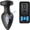 Zeus Electrosex E-Stim Pro Silicone Vibrating Anal Plug with Remote