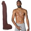 Doc Johnson Signature Cocks Hollywood Cash ULTRASKYN Vac-U-Lock 11" Chocolate