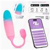 InToYou App Series NexEgg Motion Vibrating Egg with Thrusting App Pink-Turquoise