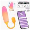 InToYou App Series NexEgg Motion Vibrating Egg with Thrusting App Orange-Pink