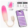 InToYou App Series NexEgg Motion Vibrating Egg with Thrusting App Beige-Pink