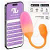 InToYou App Series NexEgg Vibrating Egg Double Silicone Layer App Orange-Pink