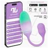 InToYou App Series NexEgg Vibrating Egg Double Silicone Layer App Lilac-Pistachio
