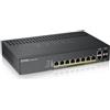 Zyxel GS1920-8HPV2 Gestito Gigabit Ethernet (10/100/1000) Supporto Power over Et